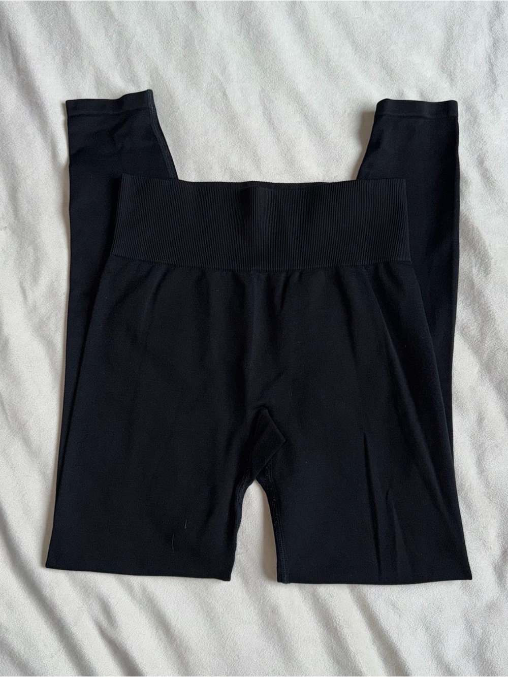PINK Victoria's Secret Black Seamless High-Waist Leggings